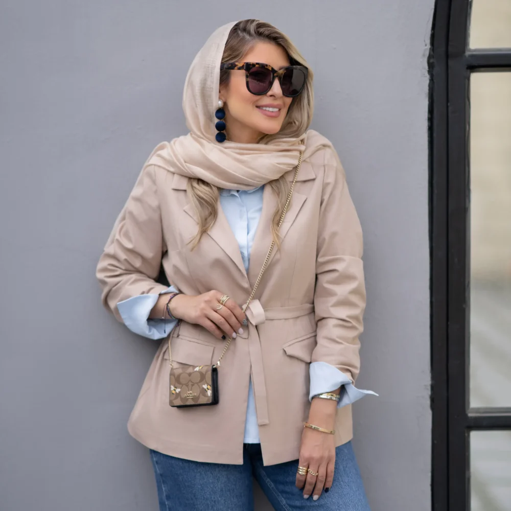 کت کمربند دار زارا