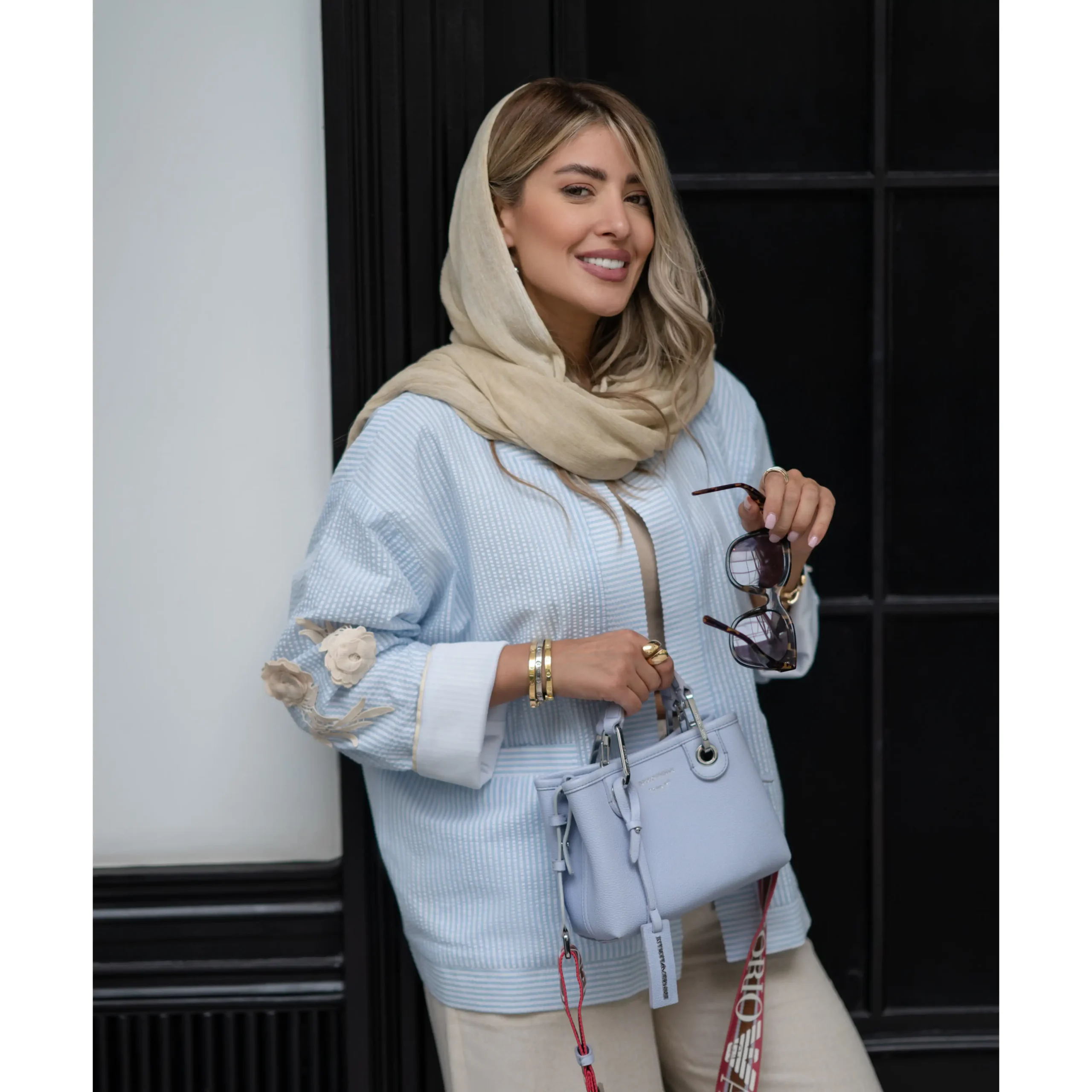 کت اپلیکه آبی - Image 4