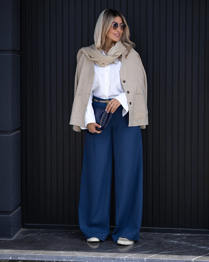 شومیز لینن - Image 6